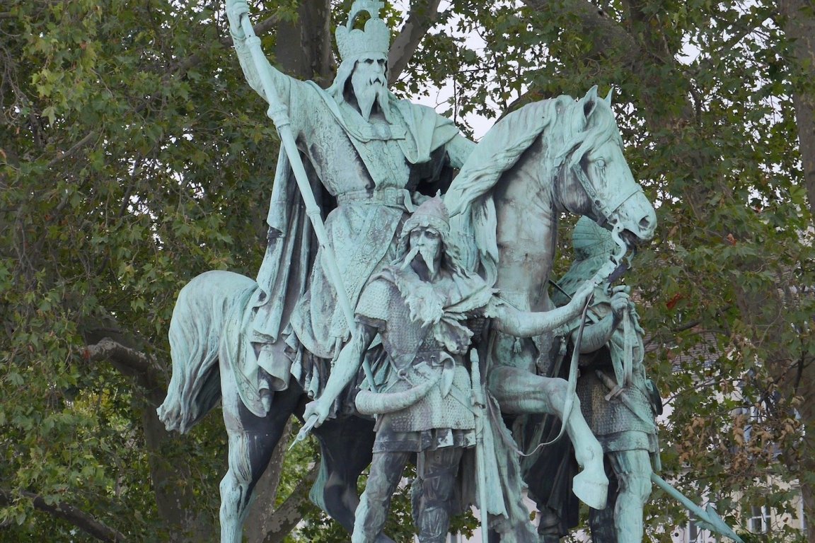Charlemagne et ses leudes, Roland et Olivier