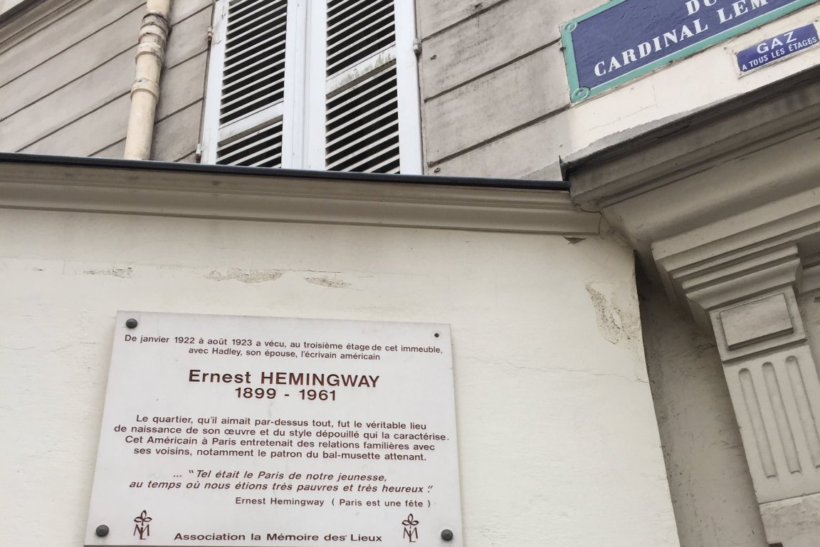 Premier apartment d'Ernst et Hadley Hemingway