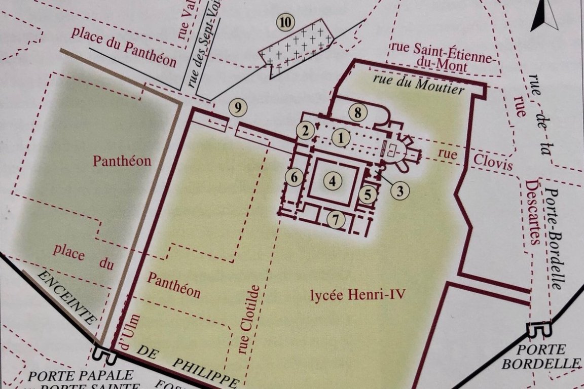 L'Abbaye Sainte Geneviève au VIIIe siècle 